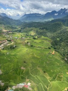 Mountain landscape Sa Pa