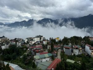 Sa Pa town clouds 2