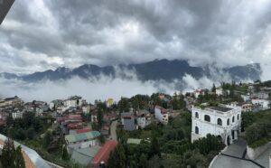 Sa Pa town clouds