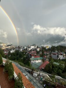 Sa Pa town rainbow